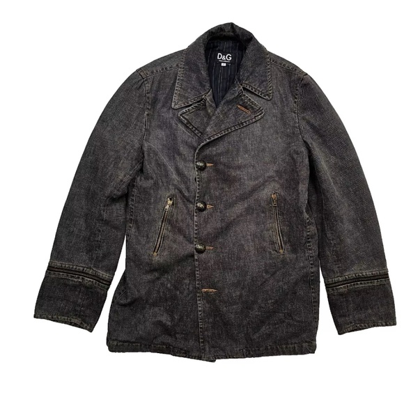 dolce & gabbana D&G jacket blazer denim coat size L
